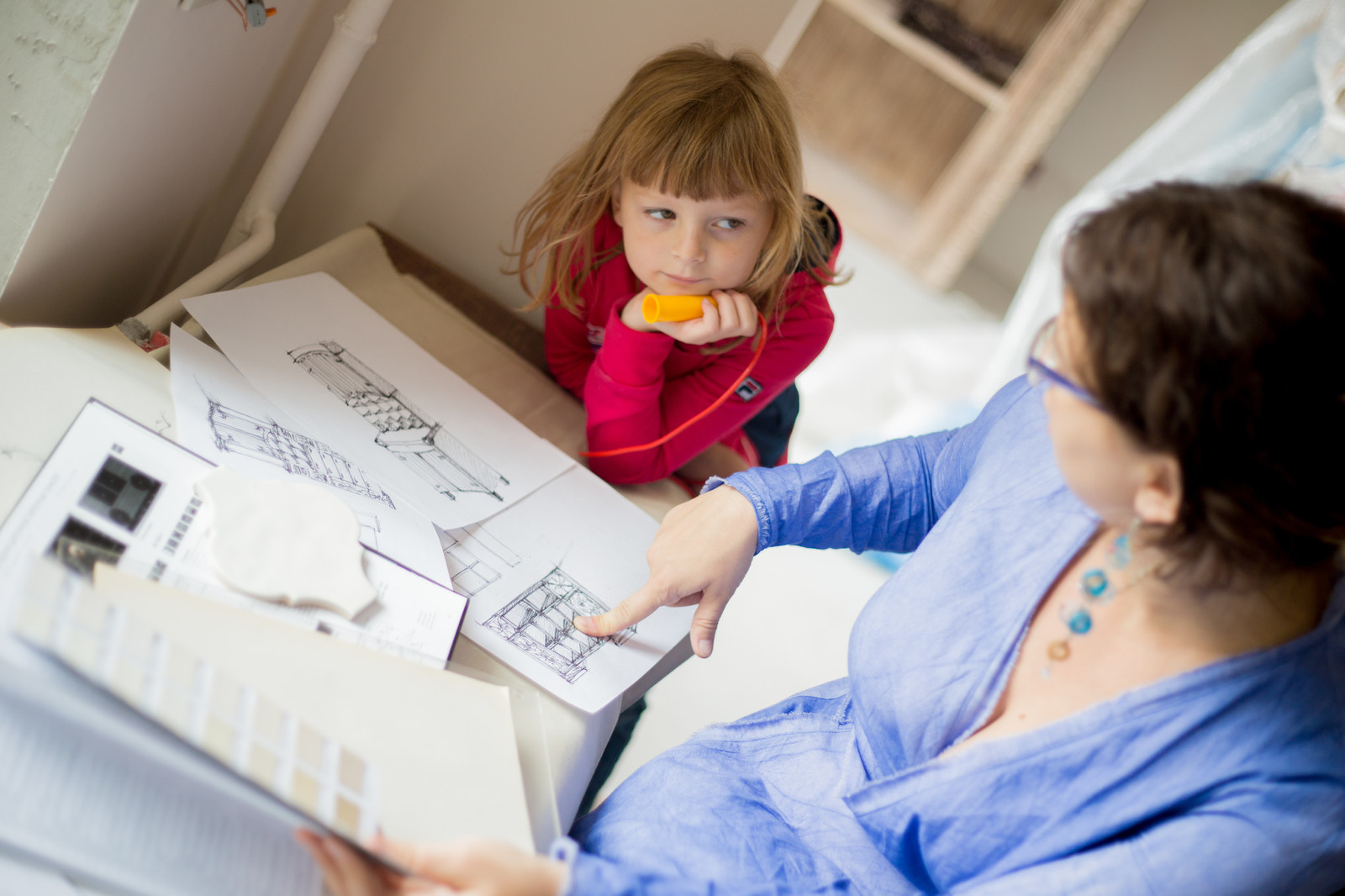 подбор материалов для интерьера , процесс работы с заказчиком