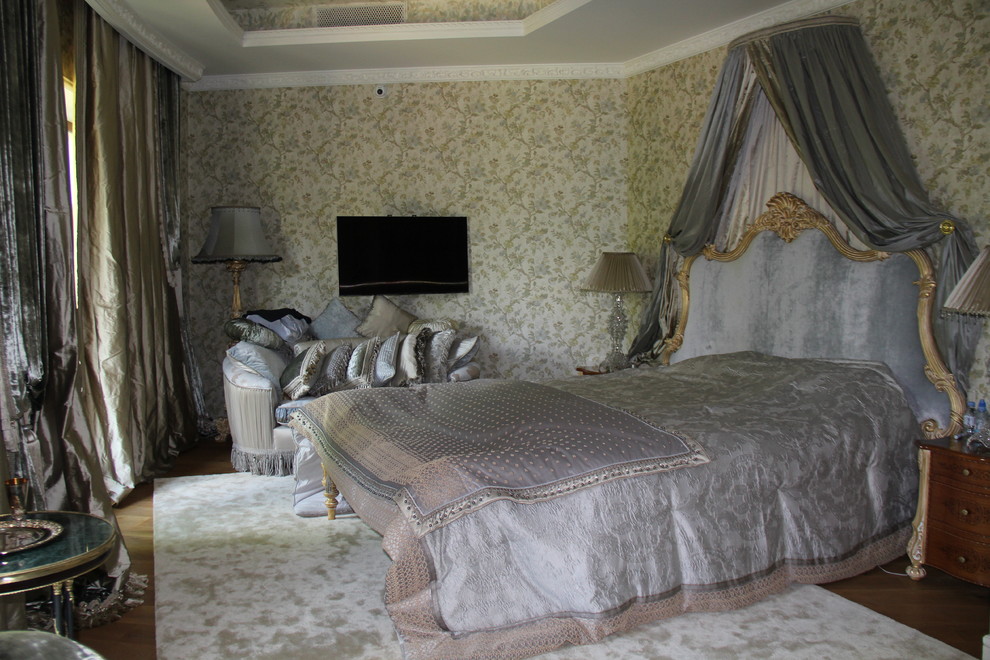 балдахин над кроватью, покрывало