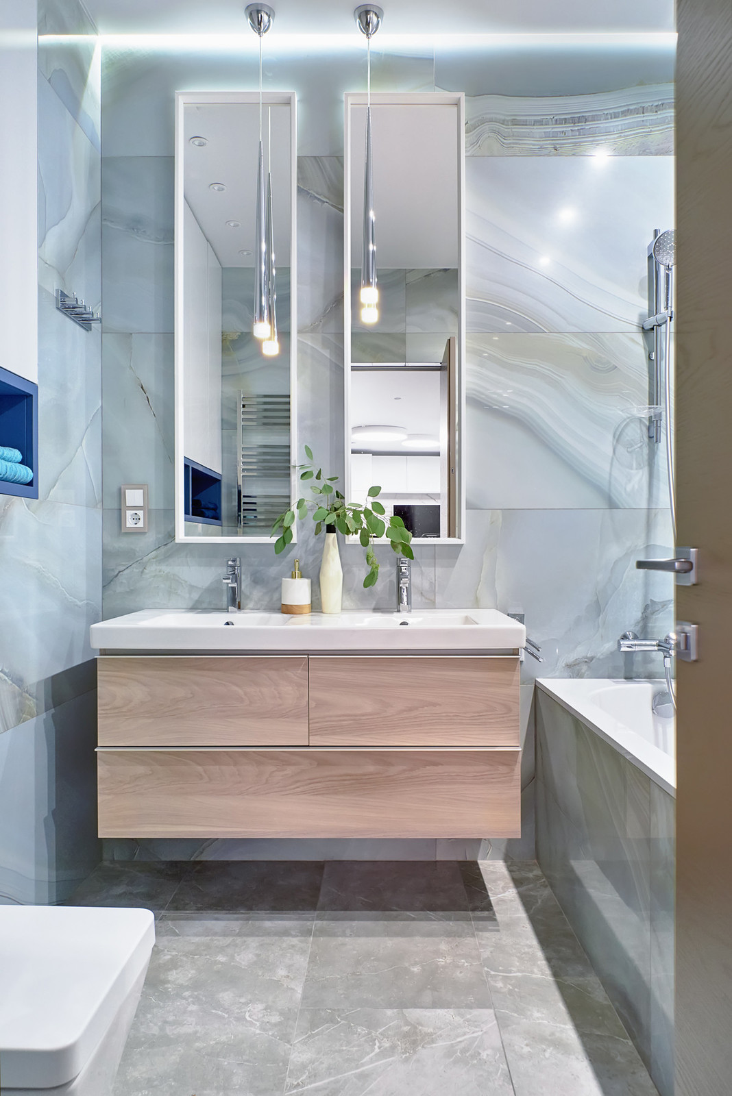 Маленькая квартира с морскими мотивами в Москве