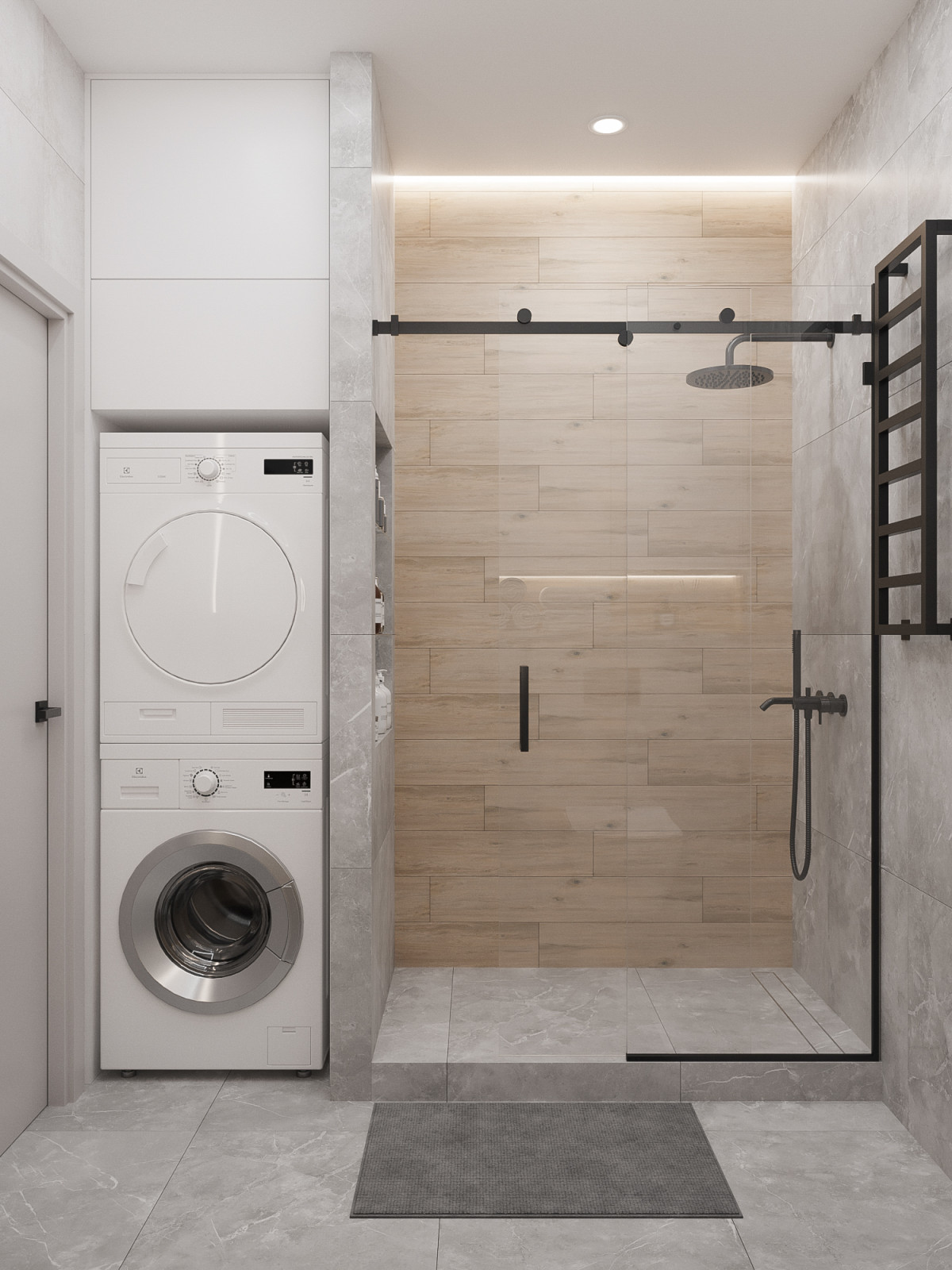 Интерьер квартиры-студии в ЖК Первый квартал