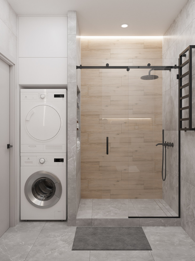 Интерьер квартиры-студии в ЖК Первый квартал