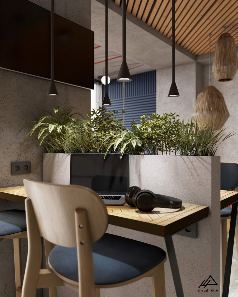 Интерьер кофейни в самом сердце города