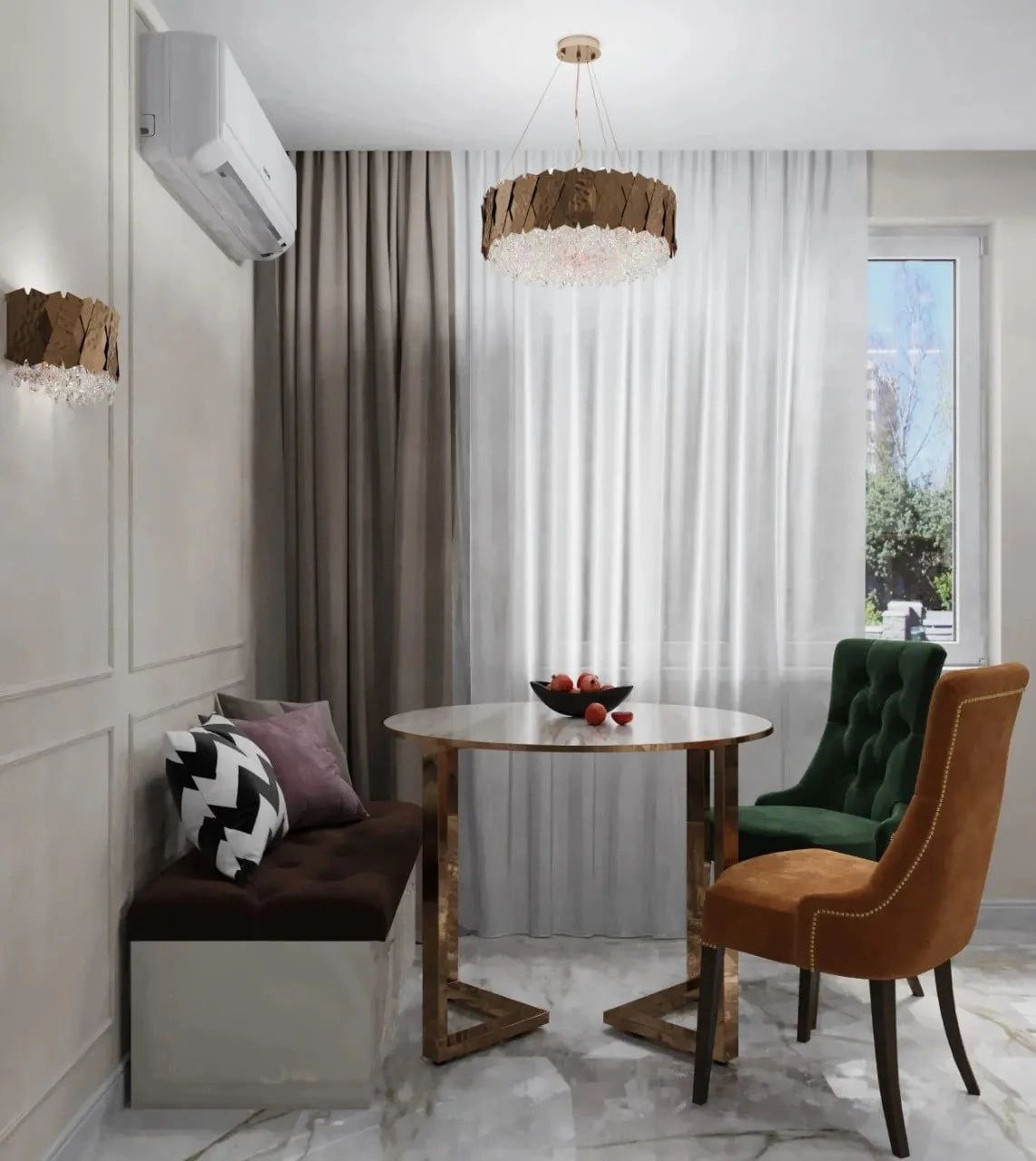 Обложка проекта: Квартира 60м в стиле неоклассика для молодой семьи