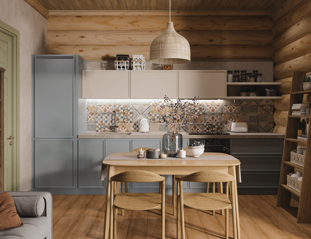 Интерьер деревянного загородного дома в Нижних Сергах