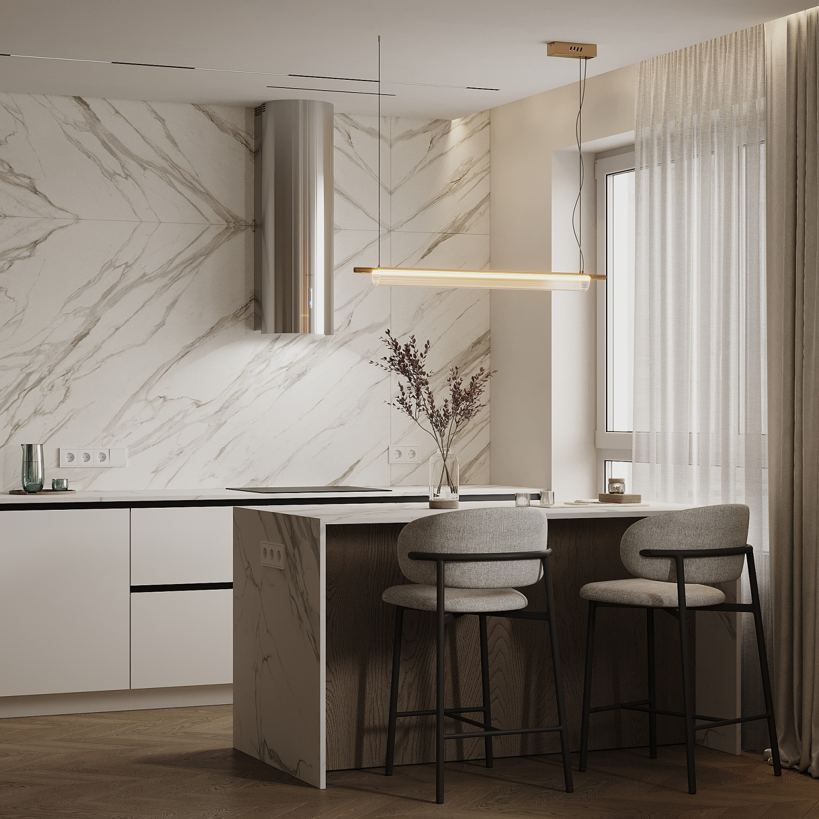 Обложка проекта: Дизайн-проект квартиры 108м2 г.Москва