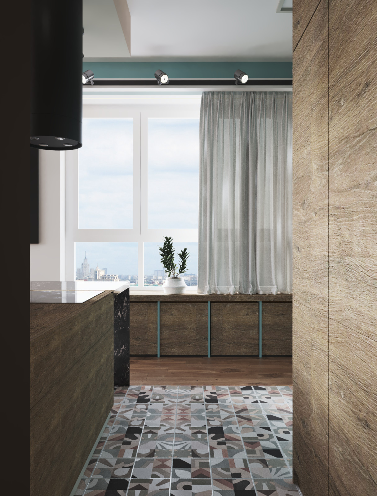 Проект интерьера квартиры. ЖК "Сердце Столицы"