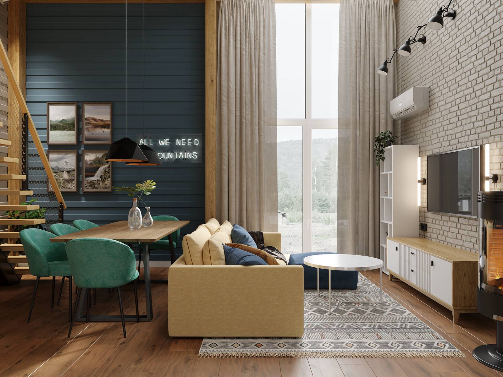 Дизайн гостевого дома в Озерном