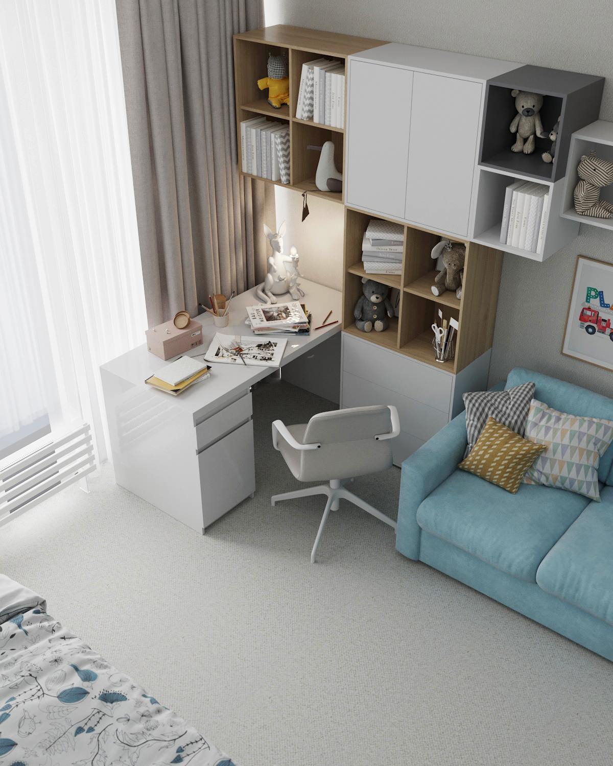 Современная двухуровневая квартира