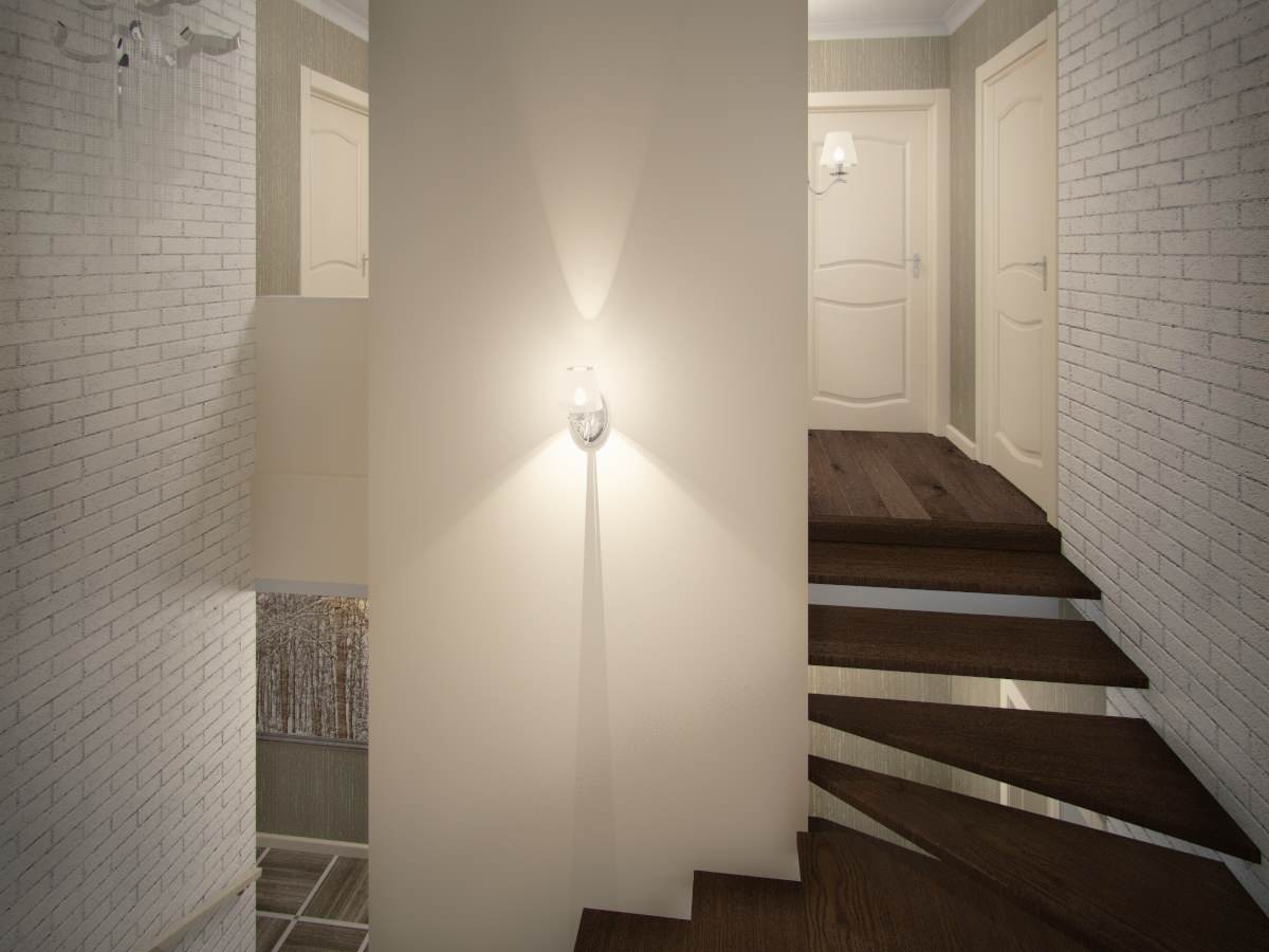 Коридор и лестница частного дома в г.Оренбург