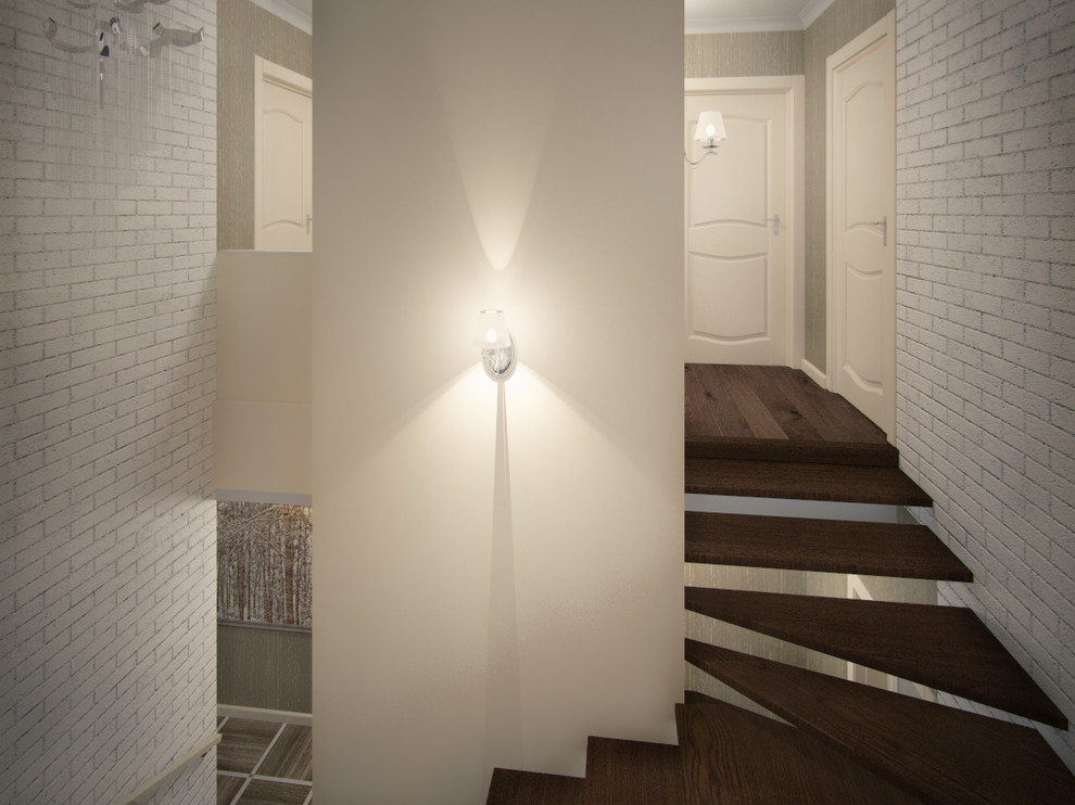 Коридор и лестница частного дома в г.Оренбург