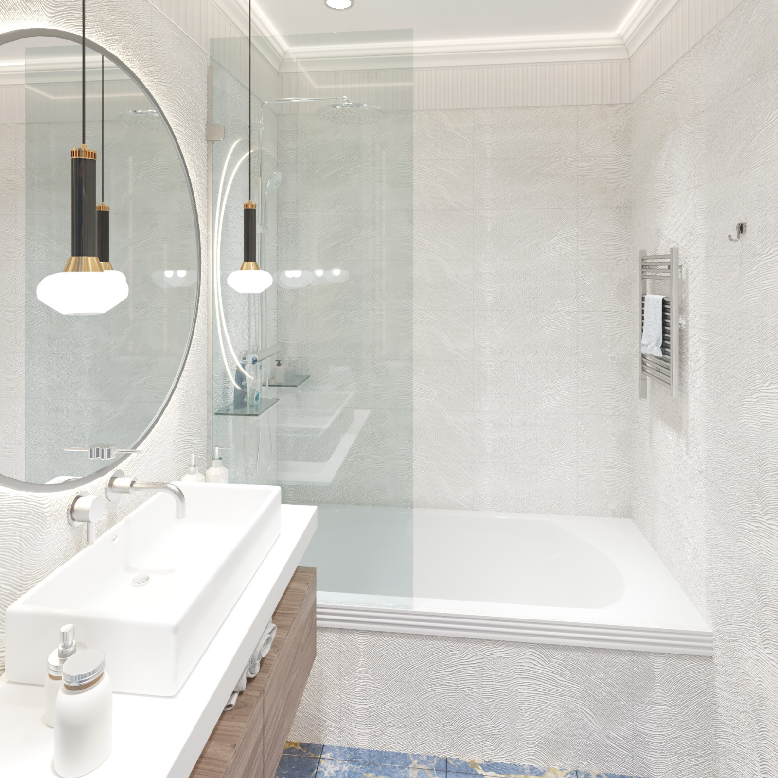 легкая неоклассика в голубом