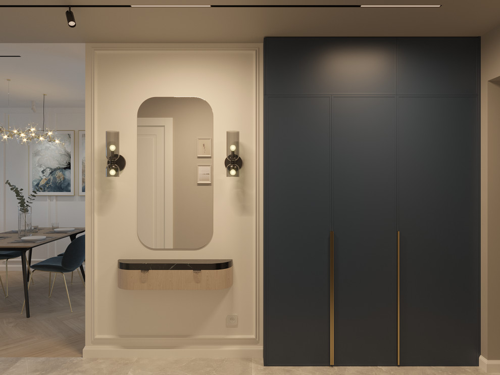 Интерьер кухни-студии