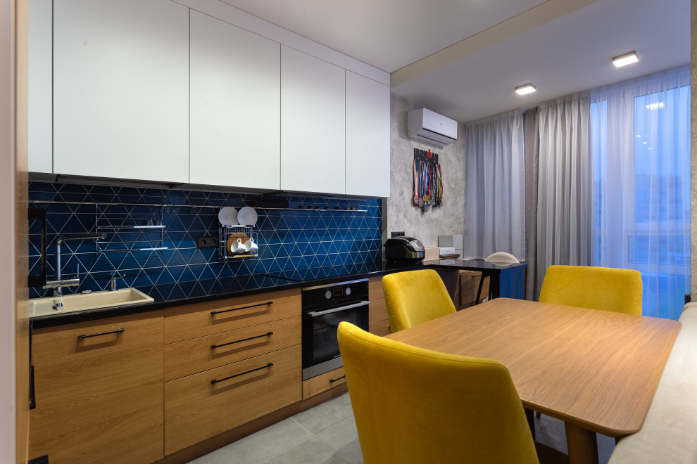 Проект Однокомнатной Квартиры в современном стиле  45кв.м.