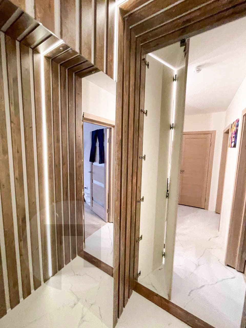 Шкаф в прихожую c потайным входом в комнату