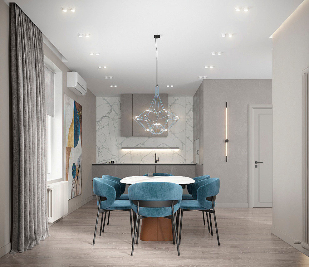 Квартира с вторым светом в современном стиле