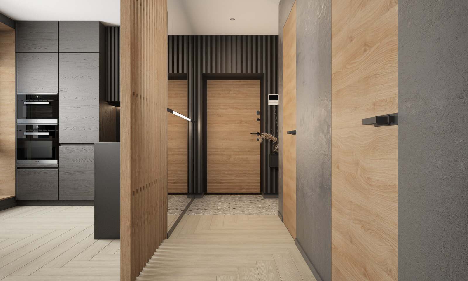 Дизайн интерьера однокомнатной квартиры ЖК Онега