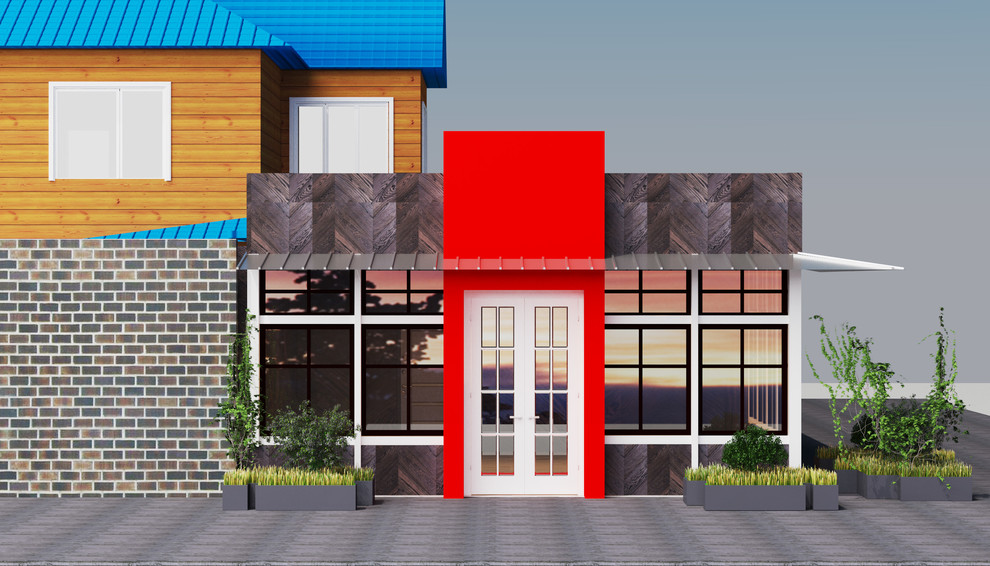 Обложка проекта: павильон для пиццерии