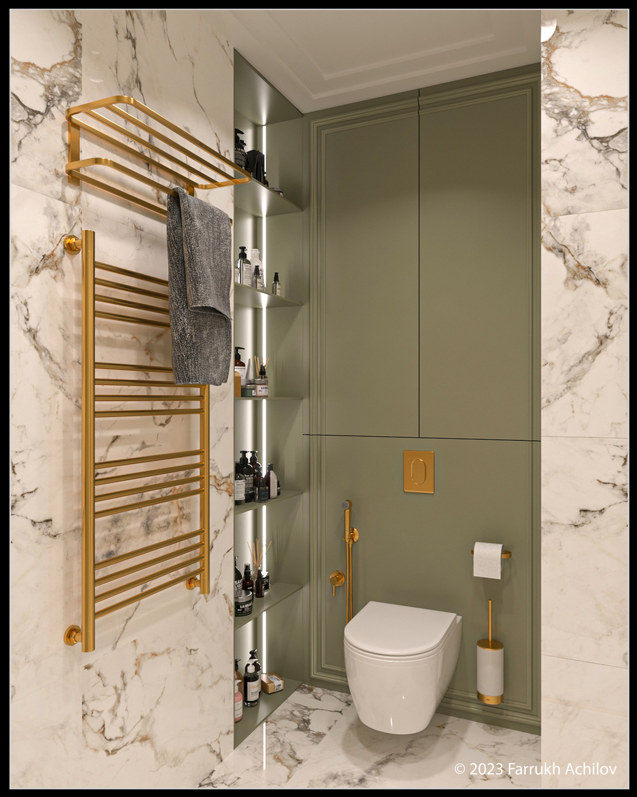 Душевая при спальне мальчика