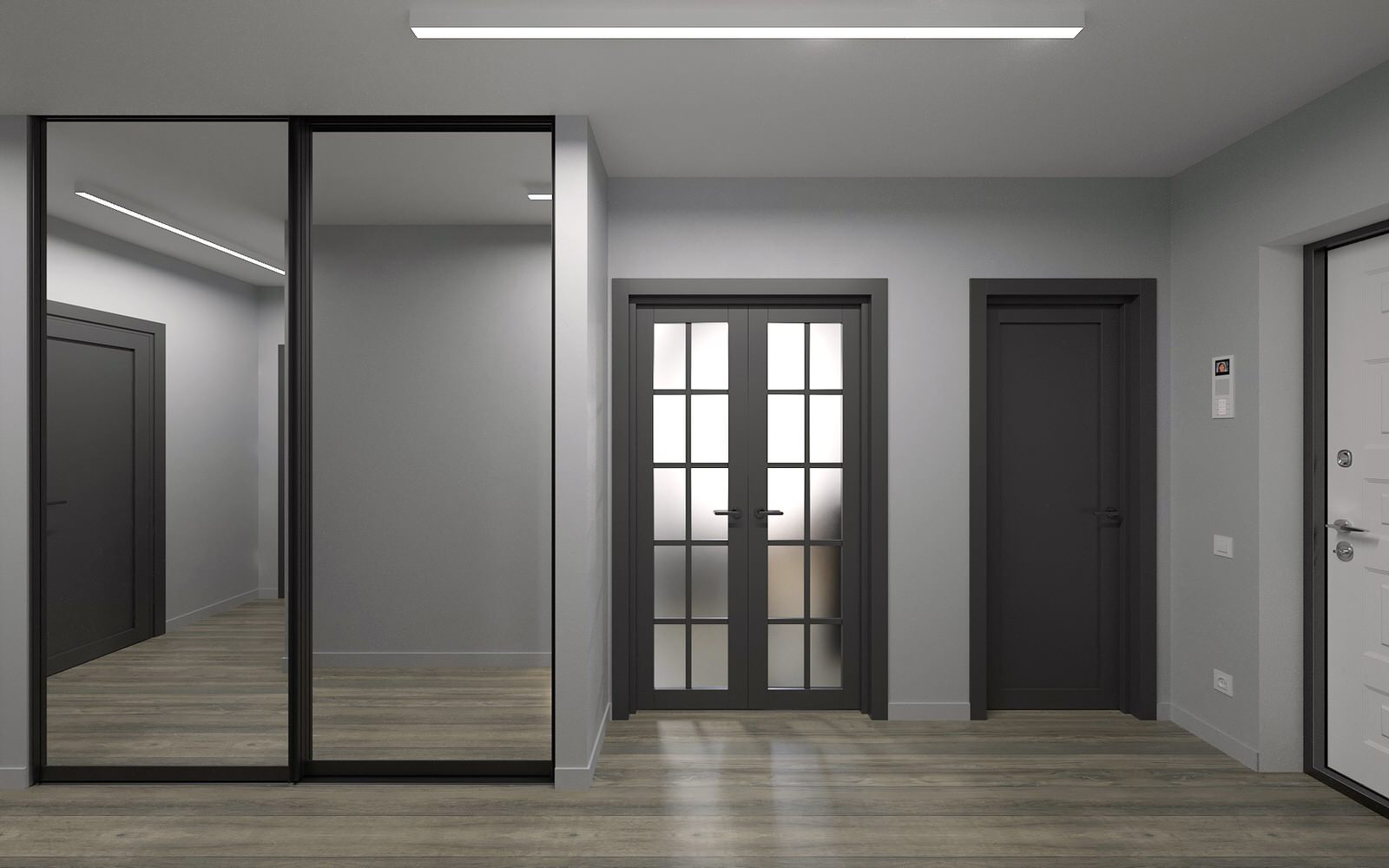 Дизайн проект квартиры 93м