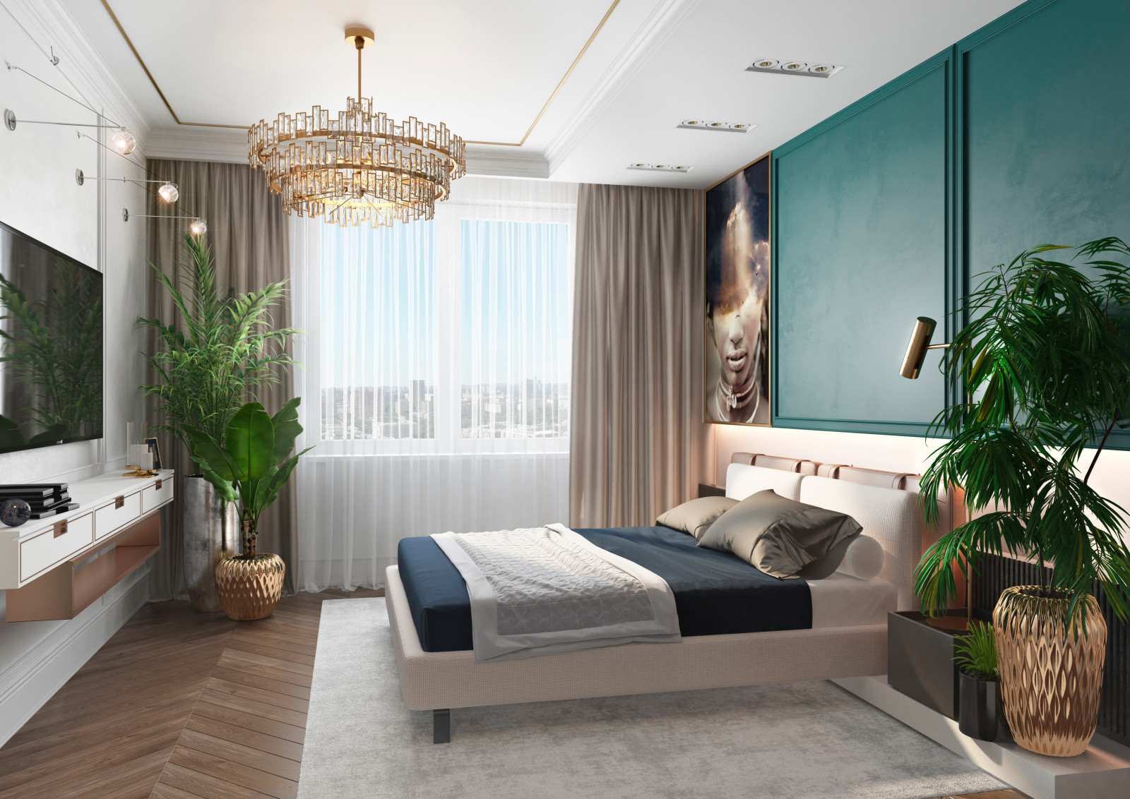 Дизайн и ремонт квартиры в ЖК «Донской Олимп» — Пересечение миров.