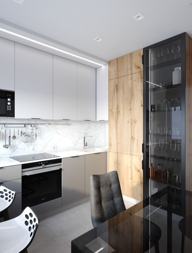 Проект в серых тонах