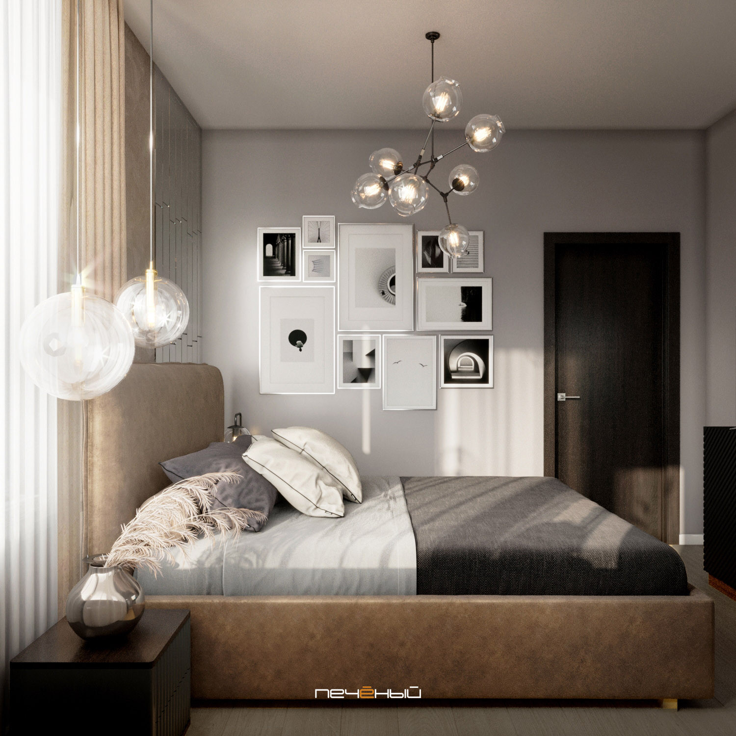 Очередной дизайн-проект трёхкомнатной квартиры