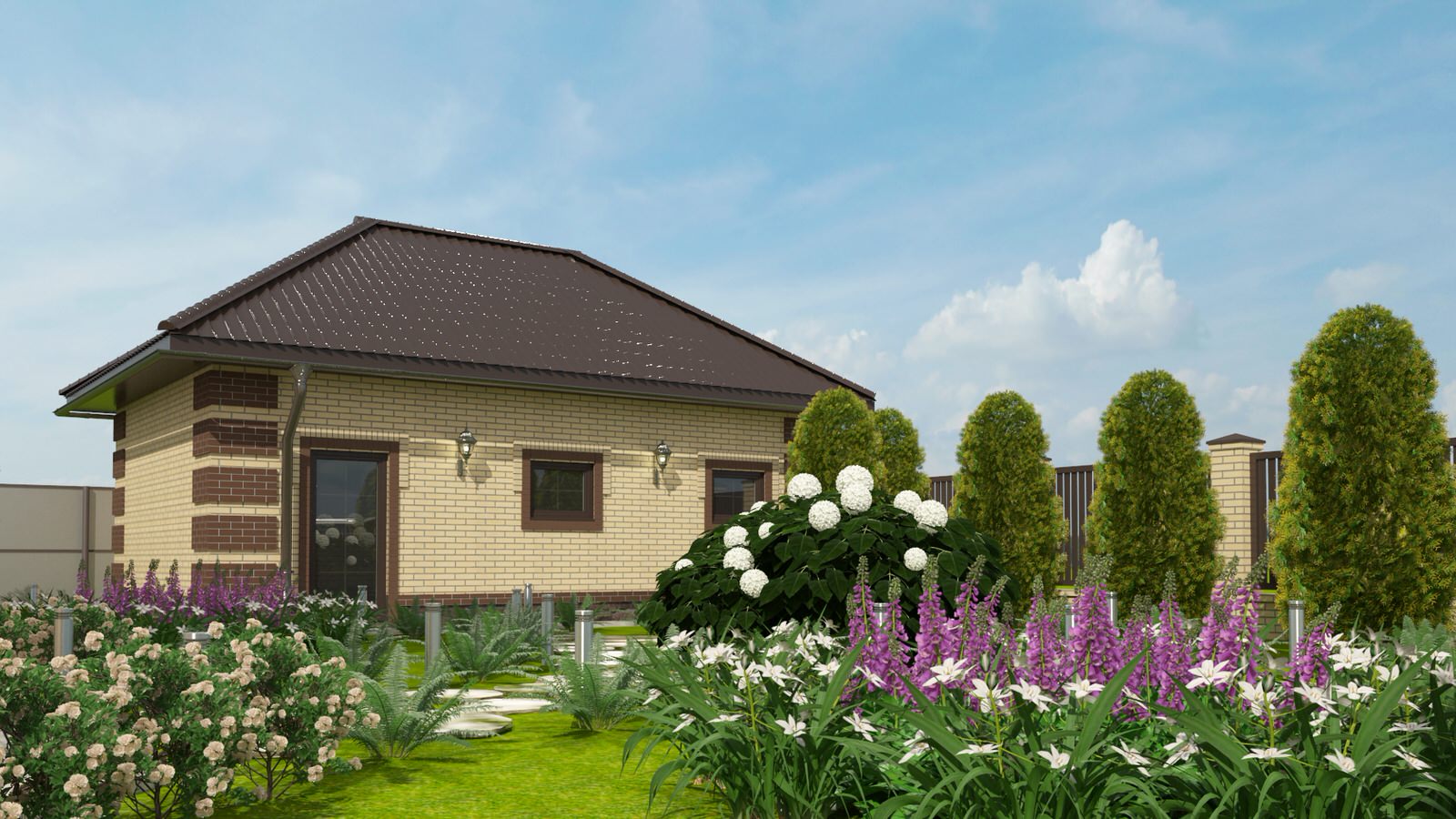 Ландшафтный дизайн территории