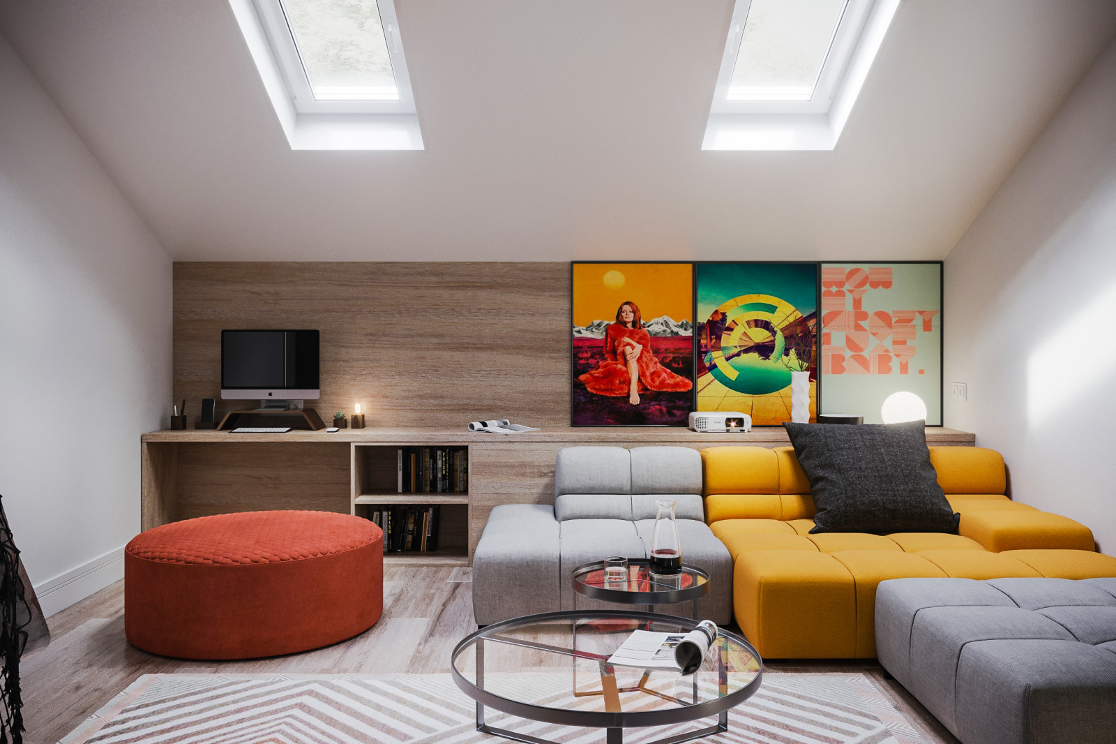 Apartamento de tres pisos