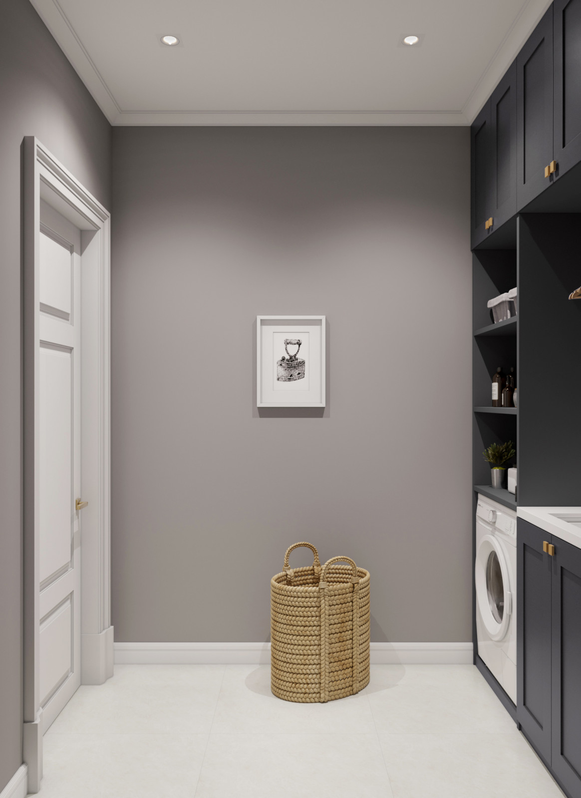 Обложка проекта: Элегантный проект квартиры в Алматы