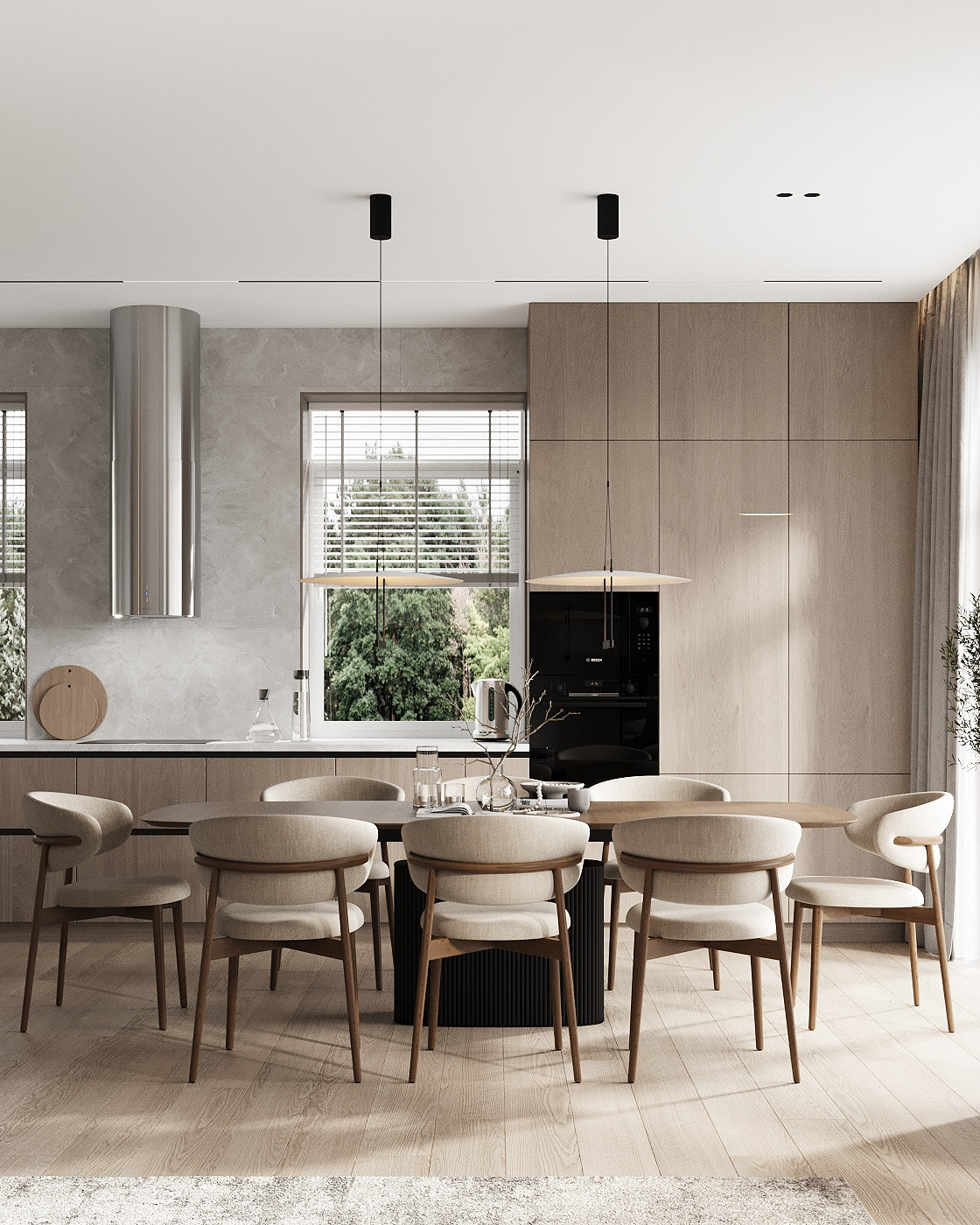 Проект интерьера для загородного дома в коттеджном поселке "Петровские озера"