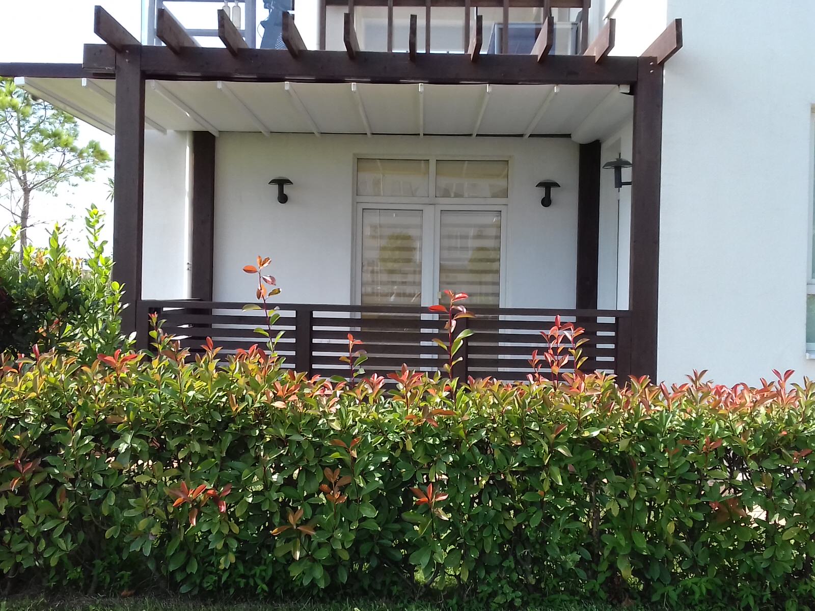 Обложка проекта: Открытая терраса с автоматической перголой