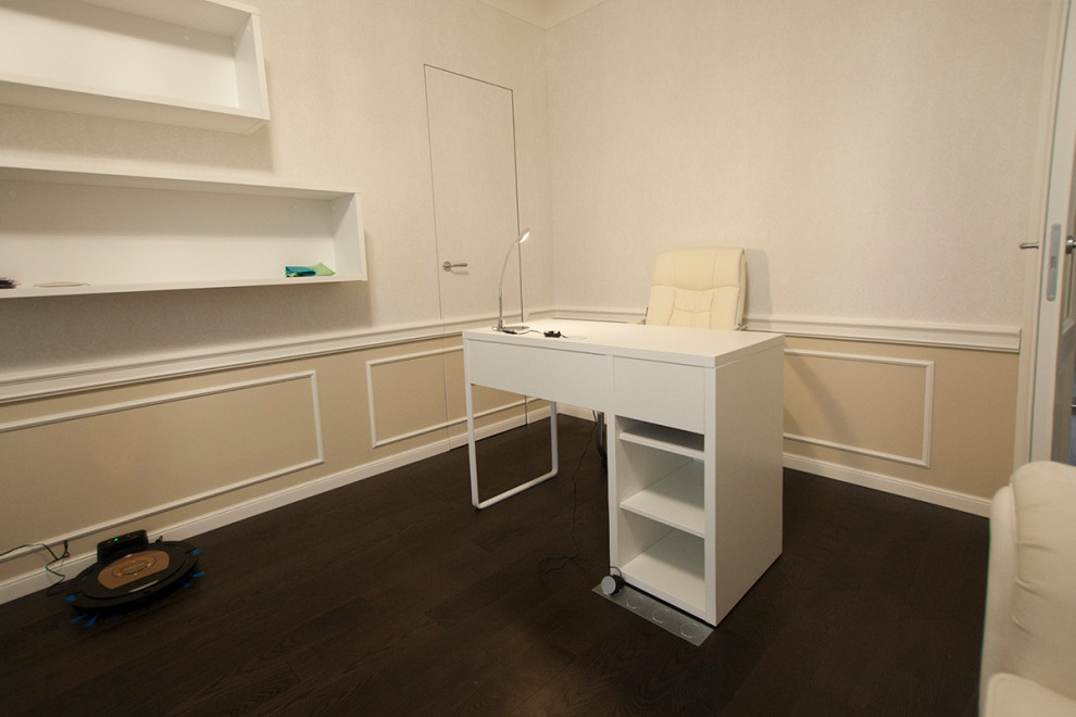 Эклектичный интерьер в пастельных тонах, Славянский бульвар