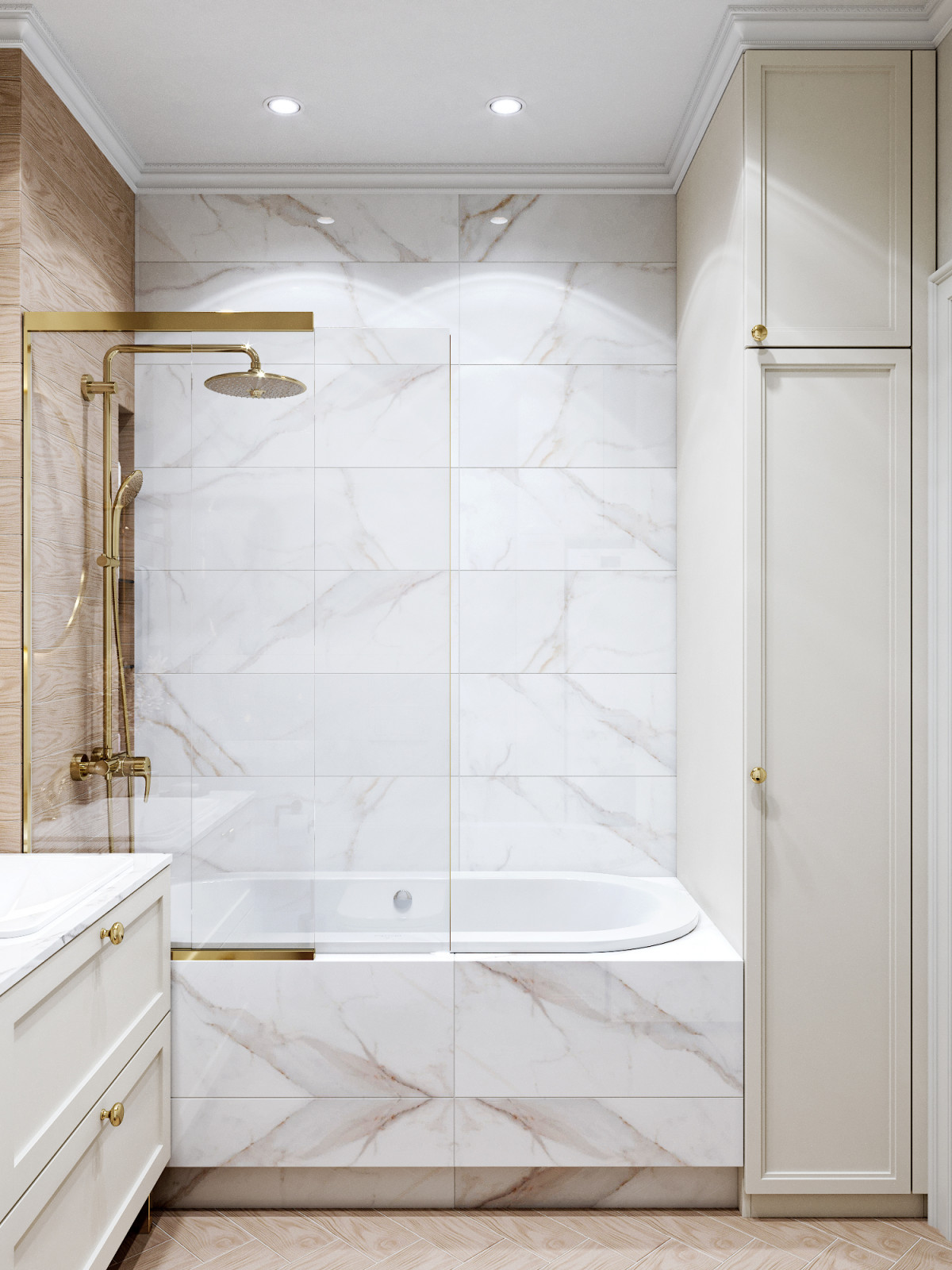 Ванная для молодой девушки