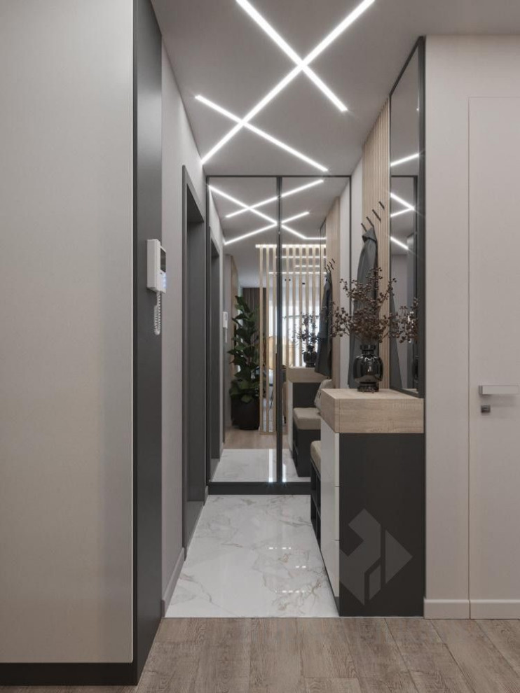 Дизайн-проект трехкомнатной квартиры 80 кв.м в ЖК «Аннино парк»