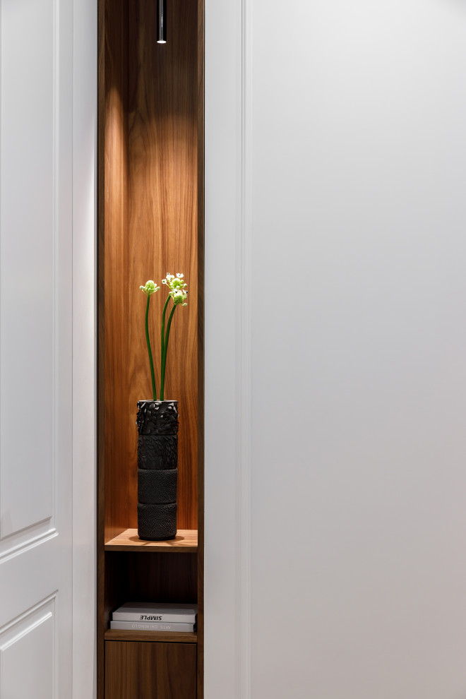 Ремонт двухкомнатной квартиры 50 м² для девушки в стиле неоклассика