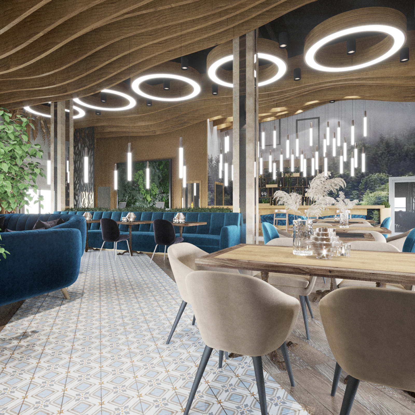 Ресторан загородного комплекса