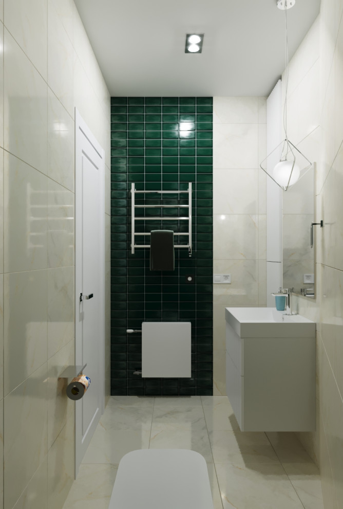 Эко минимализм в трёхкомнатной ЖК Маршал Град