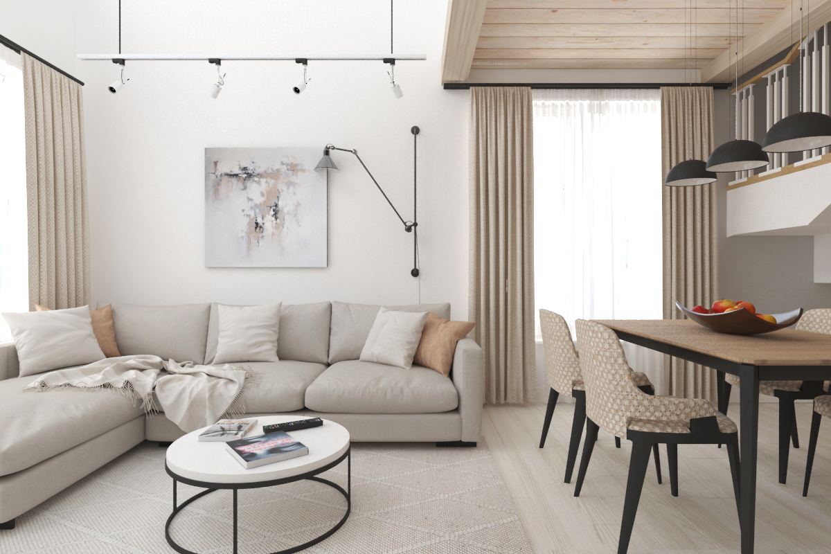 Обложка проекта: дом в сосновом бору