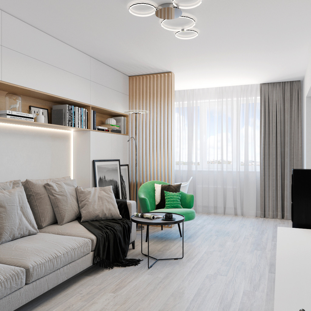 Обложка проекта: Проект квартиры ,Северный Власихинский 86, 65 м.кв