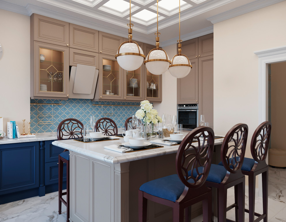 "Ванильное небо" - двухкомнатная квартира в Хамовниках