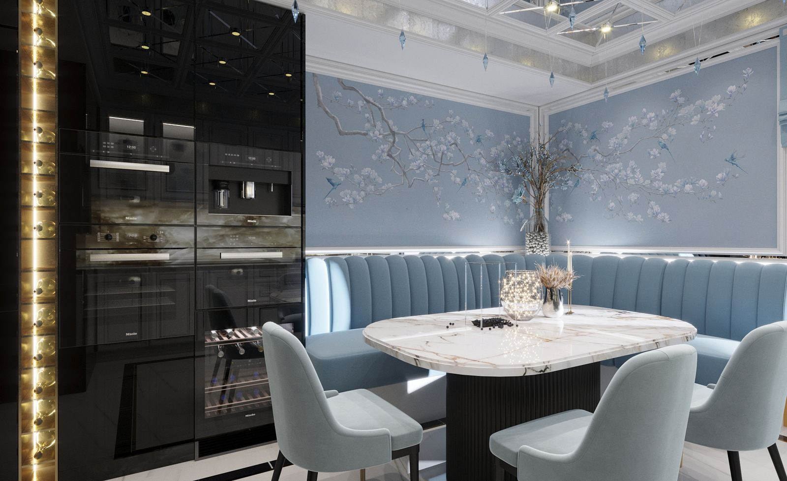 House Design in Pastel Shades