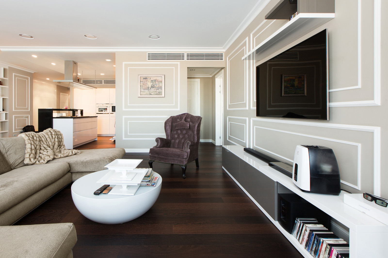 Квартира в стиле современной классики 195м2