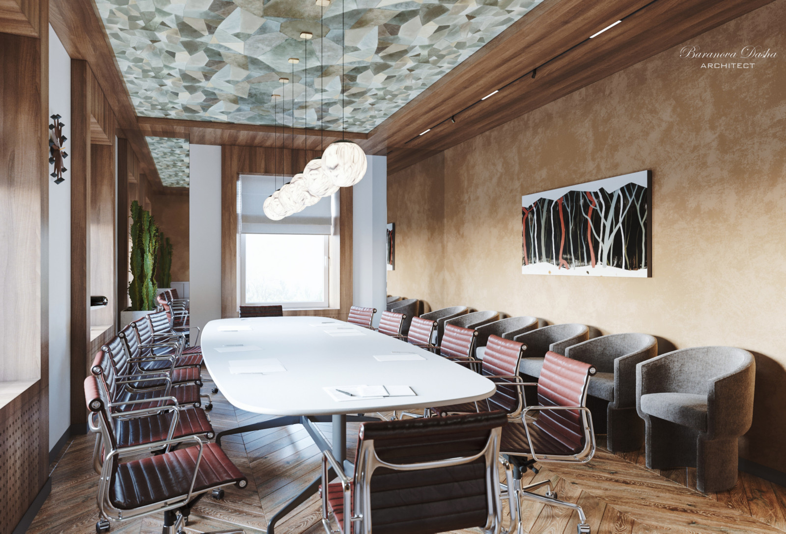 Обложка проекта: Интерьеры офиса строительной компании