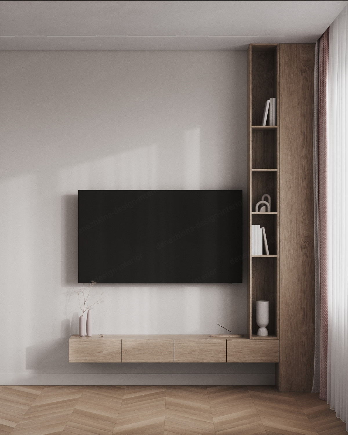 Дизайн проект 3 комнатной квартиры — ЖК Скандинавия