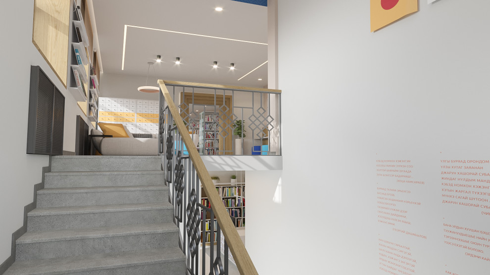 Дизайн-проект Модельной библиотеки в с.Кижинга (Республика Бурятия)