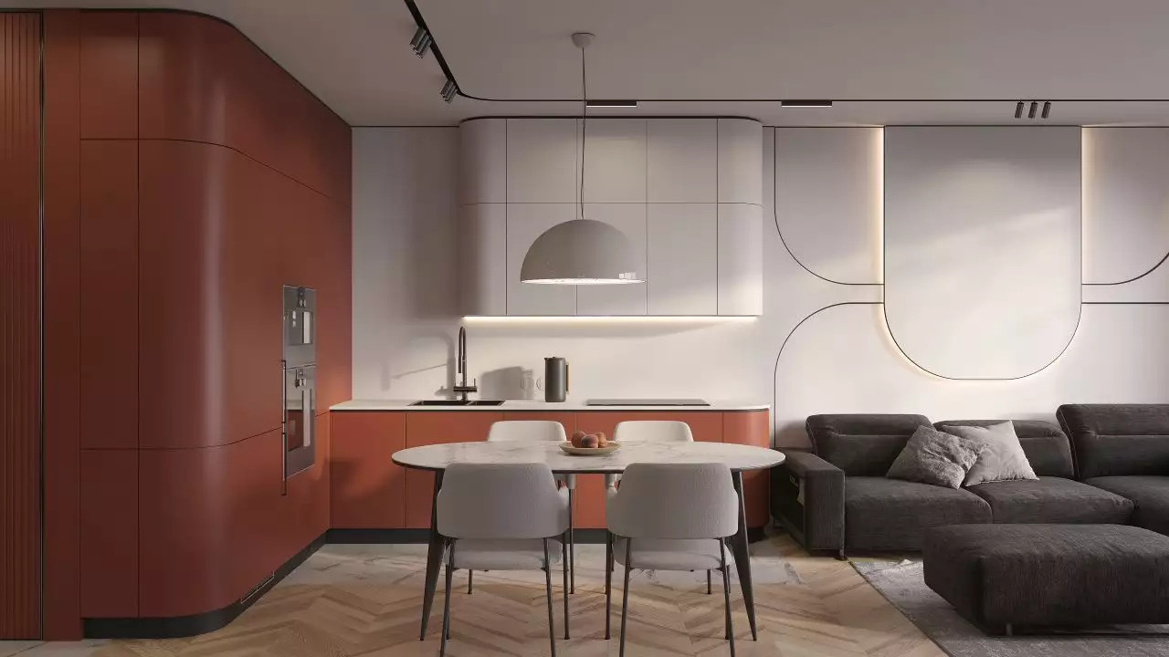 Организация кухонных зон;