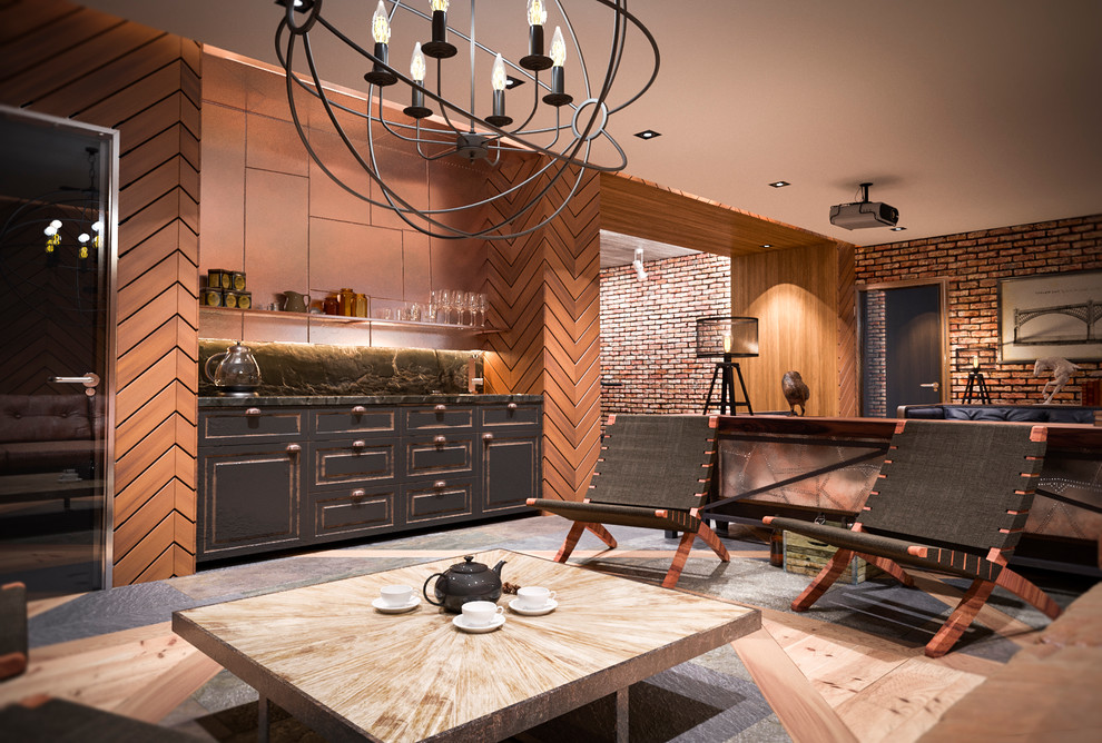 Лофт, цоколь и тренажерный зал