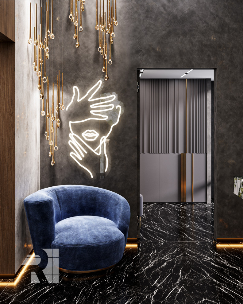 Дизайн салона красоты в стиле современный ар-деко