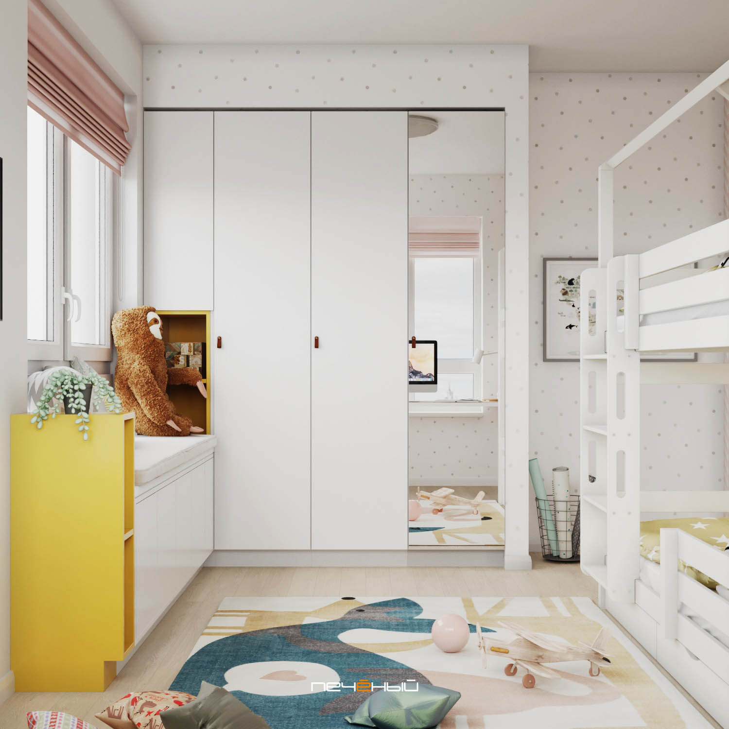 Индивидуальный интерьер в современном стиле