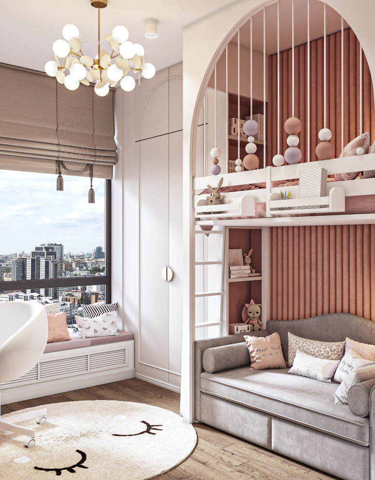 Детская для девочки 12м2.  ЖК Мейнстрит